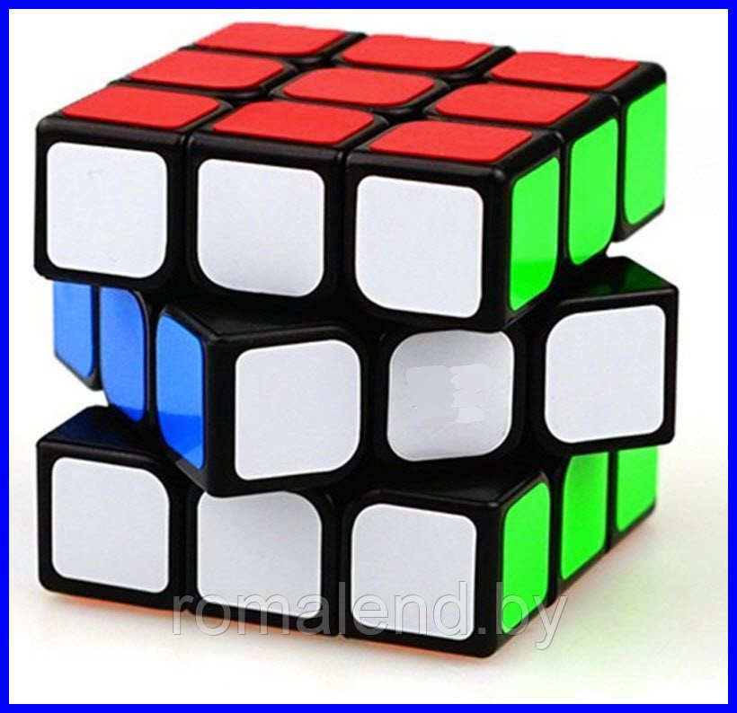 Головоломка Кубик Рубика 3х3 хорошего качества Черный - фото 1 - id-p92842405