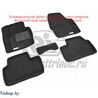 Коврики салона Hyundai Sonata YF 3D Pradar с бортиком Черные