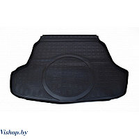 Коврики для багажника Hyundai Sonata LF SD с выступом Черный