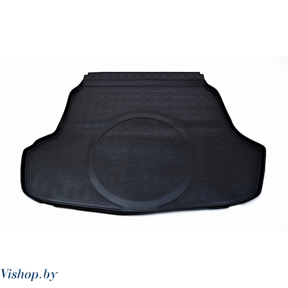 Коврики для багажника Hyundai Sonata LF SD с выступом Черный - фото 1 - id-p92848779
