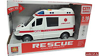 Инерционная машинка Скорая Европа (Rescue) City Servise WY590A