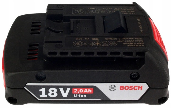 Аккумулятор BOSCH GBA 18.0В, 2.0А, Li-Ion - фото 5 - id-p92863933