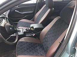 Чехлы для Hyundai Solaris (10-17) РОМБИК (Экокожа), фото 3