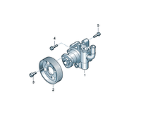 Шкив насоса гидроусилителя фольксваген амарок/ Т5/T6 2.0TDI