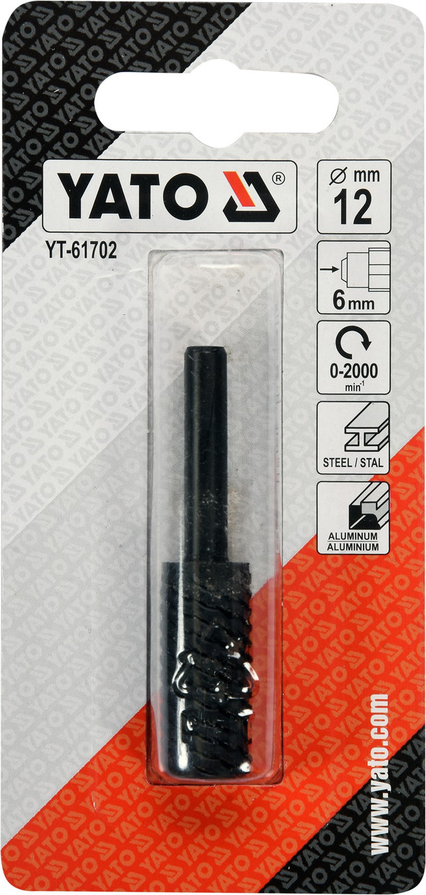 Шарошка металлическая для обработки металла 12мм "Yato" YT-61702 - фото 3 - id-p92871745