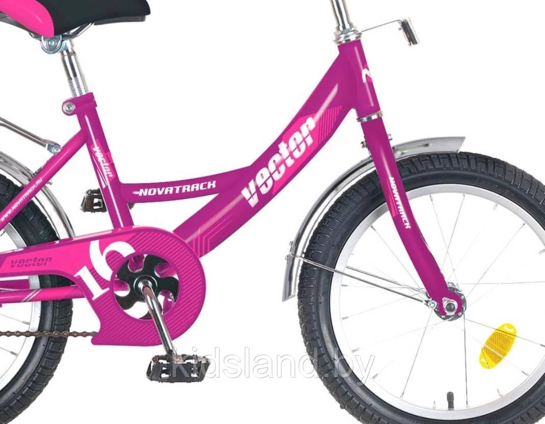Детский велосипед Novatrack Vector 20'' фиолетовый - фото 2 - id-p92871789
