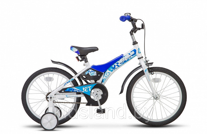 Детский велосипед Stels Jet 18'' (синий/белый)