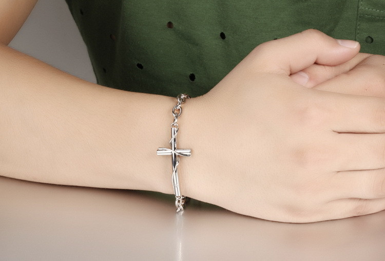 Парные браслеты с крестом "Тиолле" - фото 3 - id-p92873846