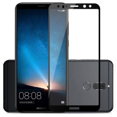 Противоударное защитное стекло Full Screen 0.3mm черное для Huawei Mate 10 Lite\ Nova 2i - фото 1 - id-p92873796