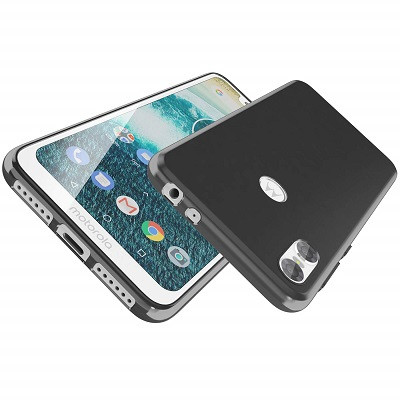 Силиконовый чехол TPU Matte Case 1mm черный для Motorola One Power (P30 Note) - фото 2 - id-p92873810