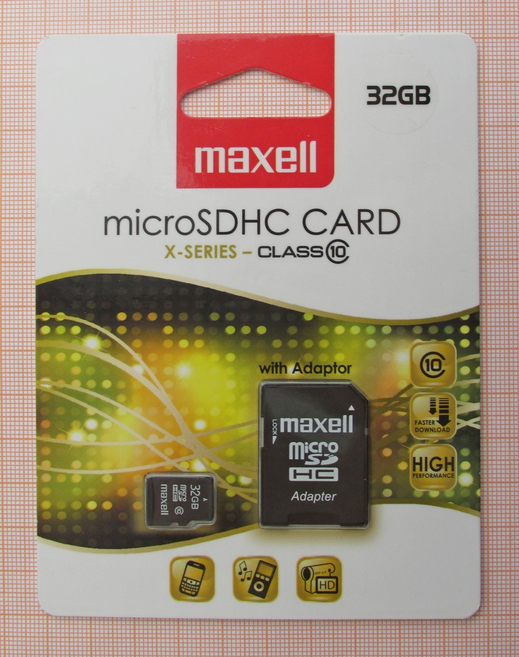 Карта памяти Maxell X-SERIES microSDHC 32GB - фото 1 - id-p92876391