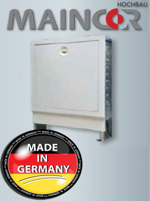 Встроенный распределительный шкаф (глубина 110-140 мм) UP 5 ( 2 - 5 контуров) MAINCOR (Германия) - фото 1 - id-p4546449