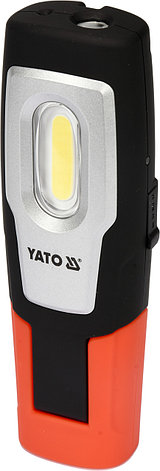 Фонарь светодиодный (2W, 200lm, 3.7V, 1100mAh, IP54) "Yato"YT-08501, фото 2