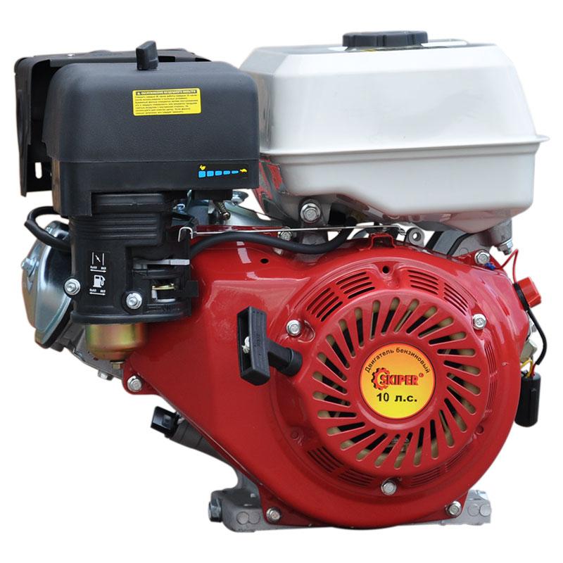 Бензиновый двигатель 177F (9 л.с., вал d=25 mm, шпонка) - фото 2 - id-p92886978