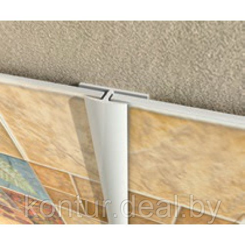 Стыковочный профиль для декоративных панелей ПВХ 4 мм - фото 3 - id-p92889289