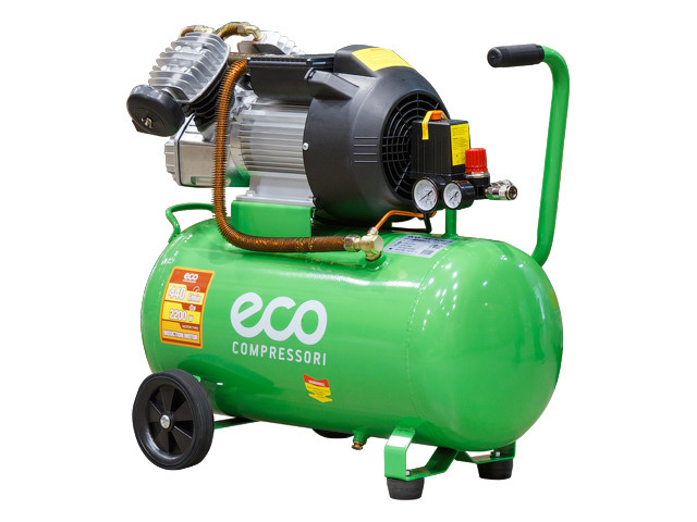 Компрессор ECO AE-502-3 коаксиальный (440 л/мин, 8 атм, коаксиальный, масляный, ресив. 50 л, 220 В, 2.20 кВт) - фото 1 - id-p92432164