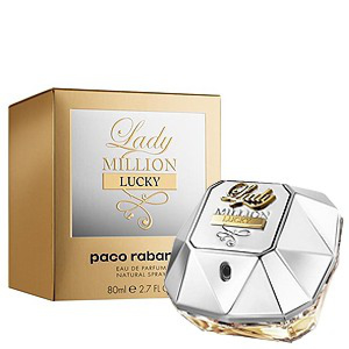 Женская парфюмированная вода Paco Rabanne Lady Million lucky 80ml - фото 2 - id-p92891566