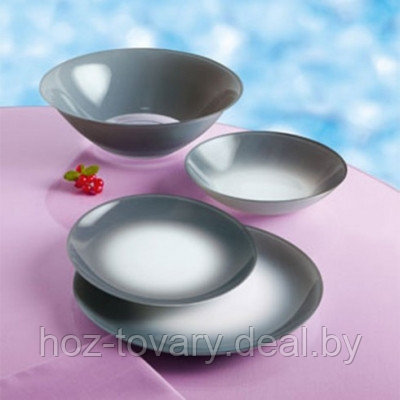 Набор посуды Люминарк Winter Fizz Grey 19 пр., арт. J7867 - фото 1 - id-p92900142