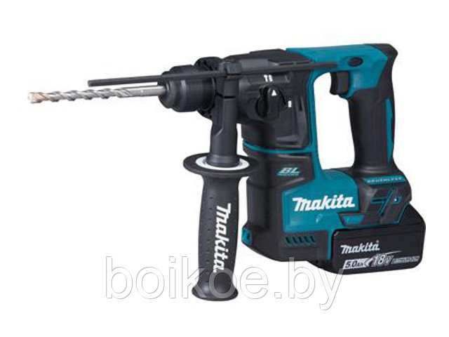 Перфоратор аккумуляторный MAKITA DHR 171 RTJ в чем. (18.0 В, 2 акк., 5.0 А/ч Li-Ion, 1.2 Дж) - фото 1 - id-p92913465