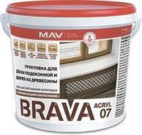 Грунтовка для изделий из древесины BRAVA ACRYL 07 11 л.