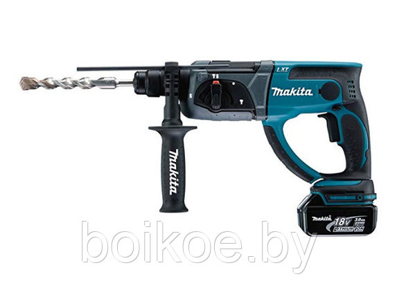 Перфоратор аккумуляторный MAKITA DHR 202 RF в чем. (18.0 В, 1 акк., 3.0 А/ч Li-Ion, 1.9 Дж), фото 2