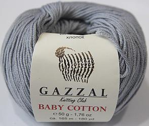 Пряжа Gazzal Baby Cotton цвет 3430