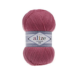 Пряжа Alize Lanagold 800 м. цвет 359 тёмная роза