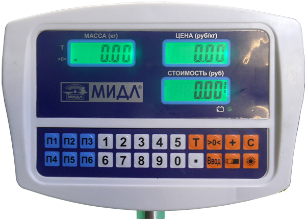 Весы торговые напольные МП 150 МДА Ф-3 (20/50; 400х500 нерж.) "Восточный Базар 518" - фото 3 - id-p92918344