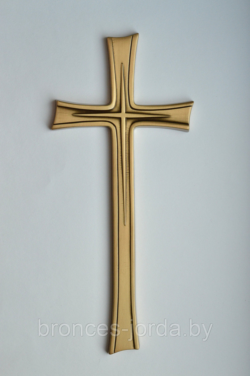 Крест католический бронзовый 30×13 см в наличии Bronces Jorda Испания - фото 1 - id-p91385393