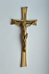 Крест католический бронзовый с распятием 30×13 см в наличии Bronces Jorda Испания