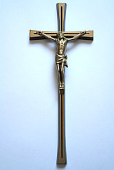 Крест бронзовый с распятием 25×10 см в наличии Bronces Jorda Испания