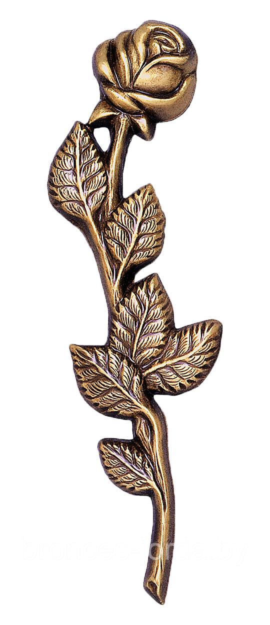 Цветок роза бронзовая 23×6 см в наличии Bronces Jorda Испания - фото 1 - id-p91454231