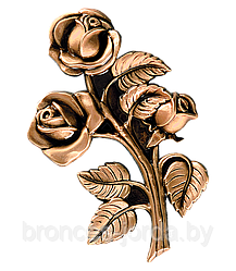 Цветок букет бронзовый 13×9×1,5 см в наличии Bronces Jorda Испания