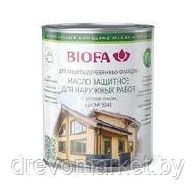 Защитное масло-лазурь для наружных работ с антисептиком Biofa (1 л.)