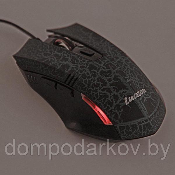 Мышь LuazON L-035, игровая, проводная, оптическая, подсветка, 3200 dpi, 1.5 м, USB - фото 8 - id-p92938356