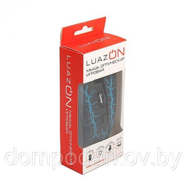 Мышь LuazON L-035, игровая, проводная, оптическая, подсветка, 3200 dpi, 1.5 м, USB - фото 9 - id-p92938356