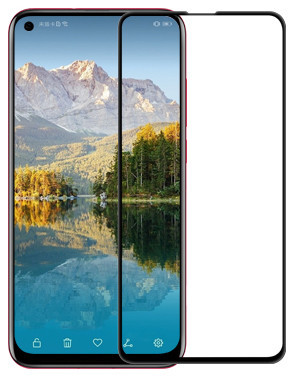 Защитное стекло Full-Screen для Huawei Honor V20 черный (5D-9D с полной проклейкой)