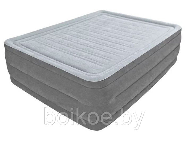 Надувная кровать INTEX Queen Comfort-Plush 152х203х56 см, встр. эл.насос