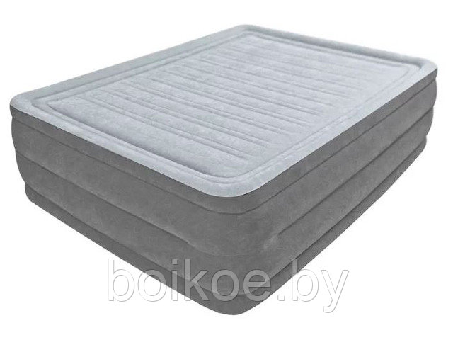 Надувная кровать INTEX Queen Comfort-Plush 152х203х56 см, встр. эл.насос - фото 1 - id-p92966069