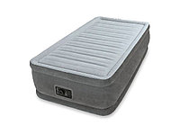 Надувная кровать INTEX Twin Comfort-Plush 99х191х46 см, встр. эл. насос