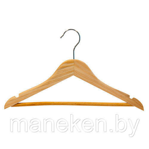 Деревянные вешалки-плечики для детской одежды (с перекладиной) - фото 1 - id-p92973517
