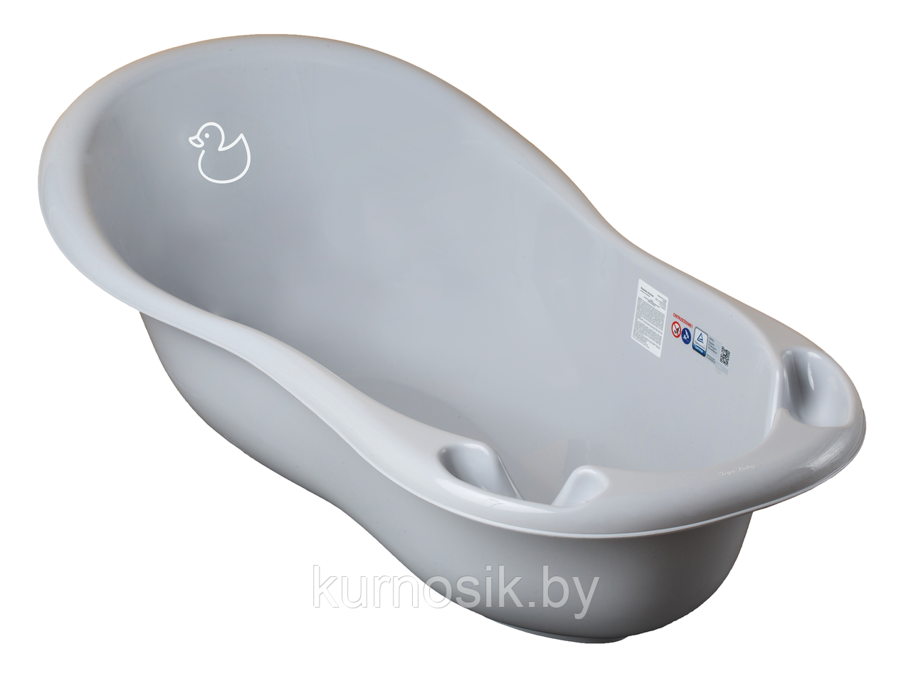 Ванночка детская для купания TEGA "Уточка" 102 см Серый - фото 1 - id-p92980995