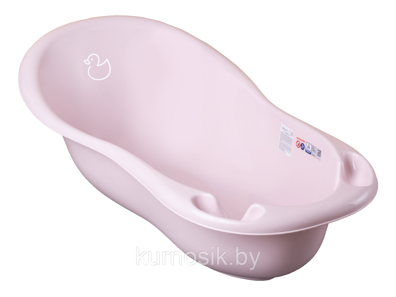 Ванночка детская для купания TEGA "Уточка" 102 см Розовый