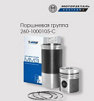 Поршневая группа Д-245/260 260-1000105-С EURO 0 п/палец 38 мм