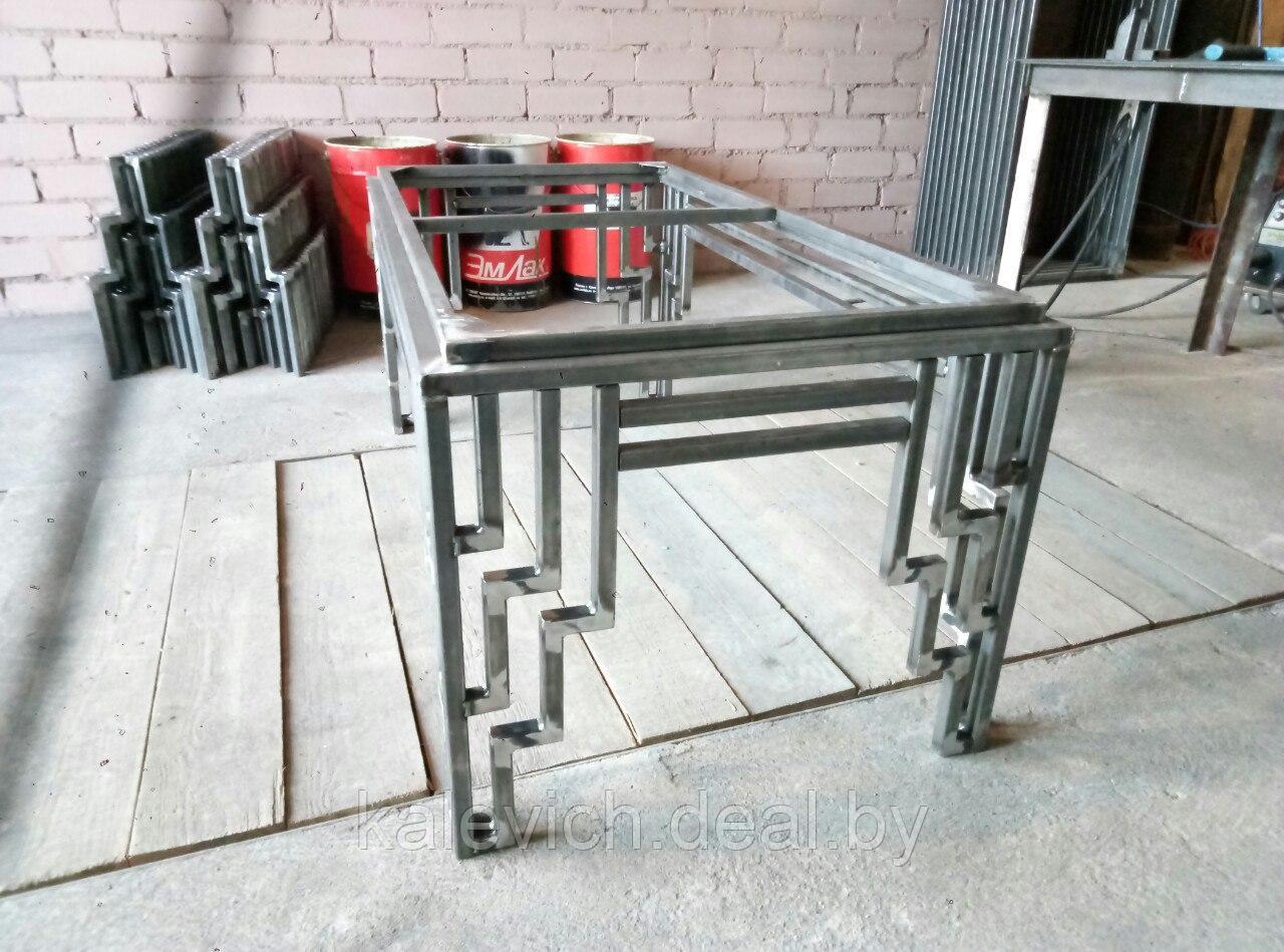 Изготовление столов с металлическим каркасом - фото 5 - id-p92995692