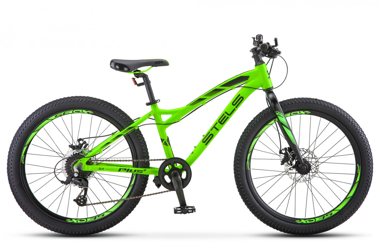 Stels Adrenalin MD 24" V010 лайм подростковый велосипед