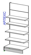Стеллаж пристенный 2080х1250х500 п5 арлекс