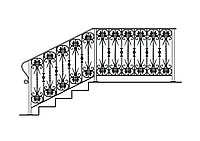 Кованое ограждение №7