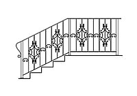 Кованое ограждение №12