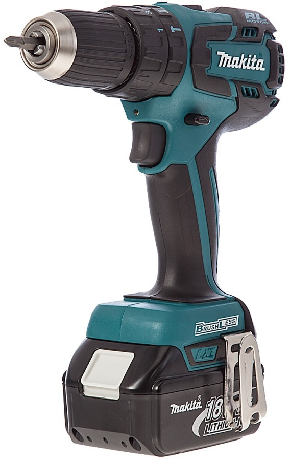 Аккумуляторная 2-х скоростная ударная дрель-шуруповерт Makita DHP 459 RFE (18V, 2 x 3Ah, Li-Ion) - фото 6 - id-p92998293